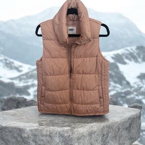Old Navy Blush colored Puffer Vest